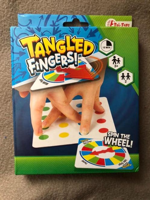 Reisspel Tangled Fingers, Hobby en Vrije tijd, Gezelschapsspellen | Bordspellen, Zo goed als nieuw, Reisspel, Ophalen of Verzenden