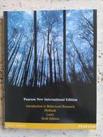 Introduction to Behavioral Research methods, Gelezen, Klinische psychologie, Ophalen of Verzenden, Mark R. Leary