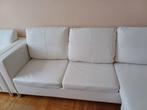 canapé blanc à vendre, Maison & Meubles, Enlèvement, Comme neuf, Cuir