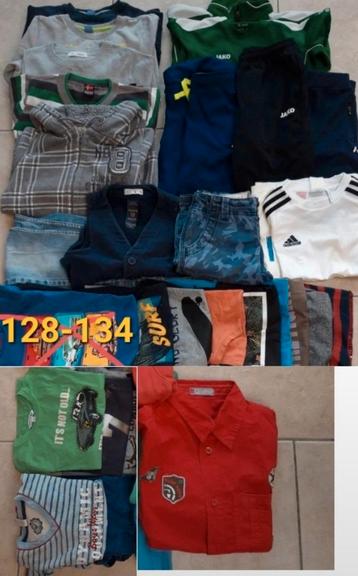 Kledij jongen 8 - 9 jaar maat 128 134 kledingbundel beschikbaar voor biedingen