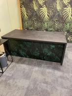 Bureau zwart/groen, Huis en Inrichting, Bureaus, Ophalen, Gebruikt, Bureau