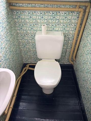 WC avec lavabo (blanc), Enlèvement, Utilisé