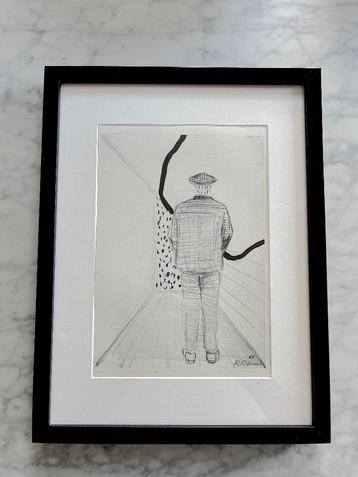 Roger Raveel "Man op de rugzijde in de gang" 1966, Enlèvement