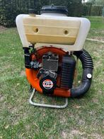 Rugsproeier met benzinemotor, Ophalen, Gebruikt