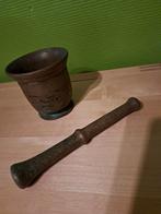 Mortier + stamper, Antiek en Kunst, Antiek | Brons en Koper, Ophalen, Brons
