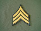 US ARMY #10 - SERGEANT (1 ex), Ophalen of Verzenden, Landmacht, Embleem of Badge