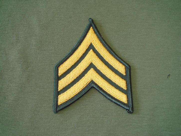 US ARMY #10 - SERGEANT (1 ex), Verzamelen, Militaria | Algemeen, Landmacht, Embleem of Badge, Ophalen of Verzenden