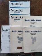 suzuki viool 1 - 2 - 3 & 4, Muziek en Instrumenten, Bladmuziek, Ophalen of Verzenden, Gebruikt, Piano
