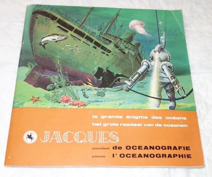 Prentenalbum Het grote raadsel van de oceanen (Jacques)., Boeken, Prentenboeken en Plaatjesalbums, Gelezen, Prentenboek, Ophalen of Verzenden
