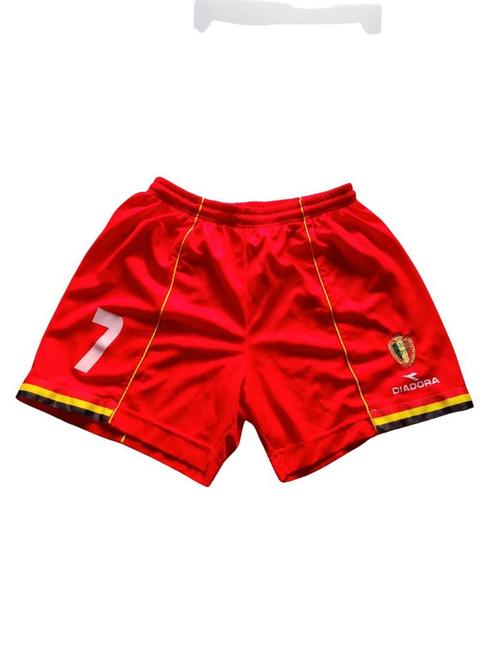 Rode Duivels Belgisch nationaal elftal matchworn shorts, Sport en Fitness, Voetbal, Zo goed als nieuw, Maat XL, Ophalen of Verzenden