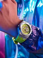 Montre Onola automatique green silver, Handtassen en Accessoires, Horloges | Heren, Overige merken, Staal, Verzenden, Polshorloge