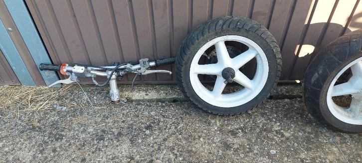 Mbk booster velgen, Fietsen en Brommers, Brommeronderdelen | Algemeen, Gebruikt, Overige typen, Ophalen