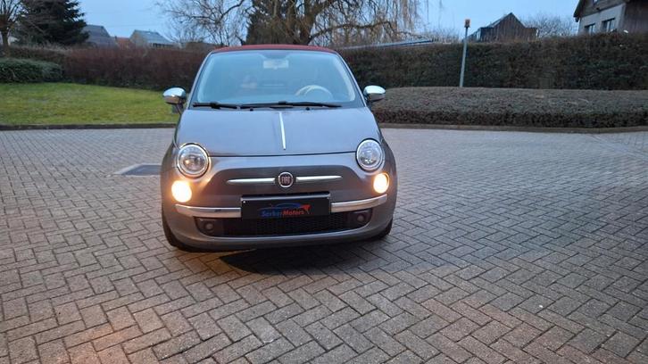 12M garantie/1steHands/Fiat 500C Cabrio/2014/98900/1.2i/€-6b, Auto's, Fiat, Bedrijf, Te koop, 500C, ABS, Airbags, Airconditioning