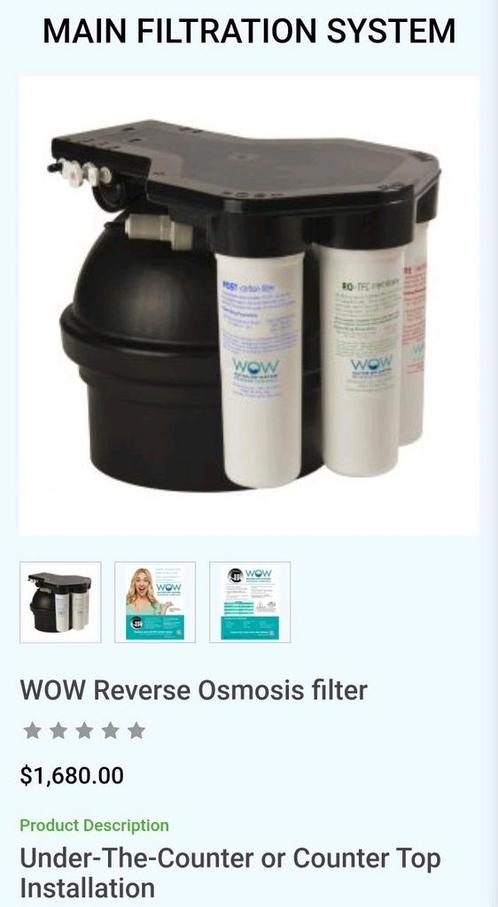 omgekeerde osmose waterfilter mét tapkraan, Huis en Inrichting, Keuken | Keukenbenodigdheden, Nieuw, Ophalen of Verzenden