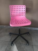 Bureaustoel kind, Huis en Inrichting, Bureaustoelen, Ophalen, Zo goed als nieuw, Roze, Bureaustoel