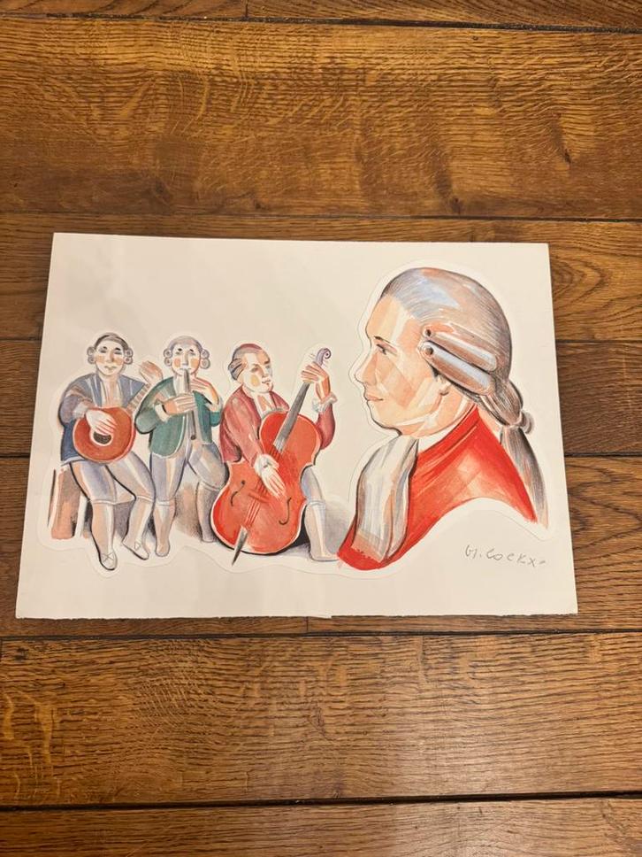 Marcel Cockx (1930-2007), Antiek en Kunst, Kunst | Tekeningen en Fotografie, Ophalen