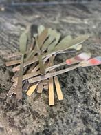 lot vismessen Shell, Huis en Inrichting, Keuken | Bestek, Ophalen of Verzenden, Zo goed als nieuw, Inox of Chroom, Los bestek