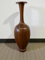 vintage XL houten vaas De Coene (88 cm hoog!), Antiek en Kunst, Curiosa en Brocante, Ophalen of Verzenden