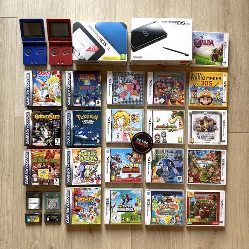 Consoles Nintendo GBA SP/3DS XL/DS Lite + spellen, Games en Spelcomputers, Games | Nintendo Game Boy, Zo goed als nieuw, Ophalen of Verzenden