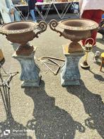 Ancienne paire de jardinières en fonte, Antiquités & Art, Antiquités | Vases, Enlèvement
