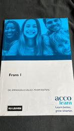 Studieboek KUL - Frans I, Ophalen of Verzenden, Gelezen, Nederlands