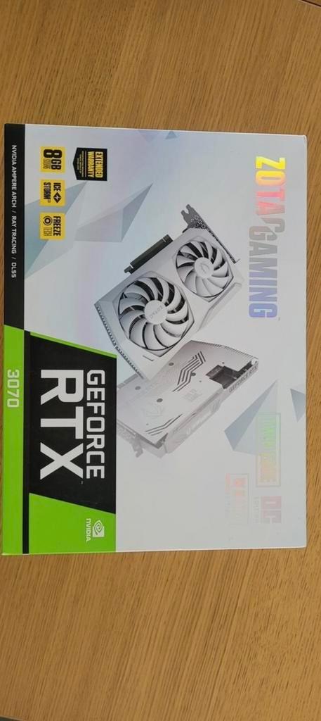 Zotac Rtx 3070 wit, Computers en Software, Videokaarten, Zo goed als nieuw, GDDR6, HDMI, Ophalen