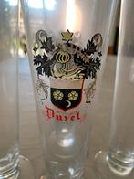 4 Speciale Duvel bierglazen grote fluit, Verzamelen, Ophalen, Zo goed als nieuw, Duvel