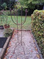 Hoge ijzeren kandelaar 6 armen, Antiek en Kunst, Ophalen