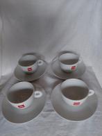 4 Illy koffiekopjes en -schotels, Verzamelen, Porselein, Kristal en Bestek, Ophalen of Verzenden, Gebruikt, Porselein, Kop en/of schotel