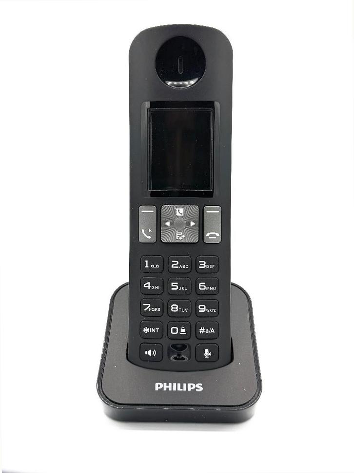 Philips D60X draagbare telefoon / handset met oplaadstation, Telecommunicatie, Vaste telefoons | Handsets en Draadloos, Gebruikt