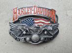 Originele vintage belt buckle Harley Davidson 1991 Baron, Motos