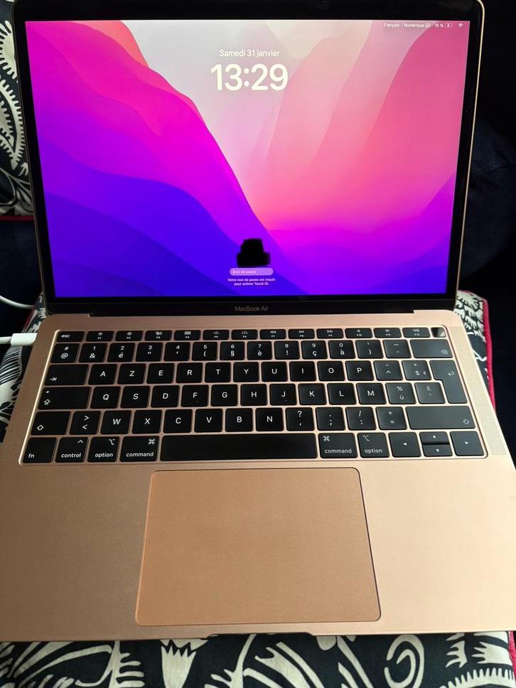MacBook Air 13 inch 256 giga, Computers en Software, Apple Macbooks, Zo goed als nieuw, MacBook, 13 inch, 256 GB, 8 GB, Azerty