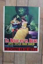 filmaffiche Beauty And The Beast 1962 filmposter, Gebruikt, Ophalen of Verzenden, A1 t/m A3, Rechthoekig Staand