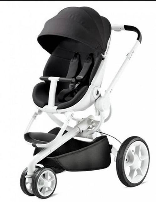 Quinny moodd iron black met combi, Kinderen en Baby's, Kinderwagens en Combinaties, Zo goed als nieuw, Kinderwagen, Quinny, Luchtbanden