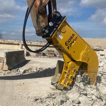Betoncrusher, roterend of niet-roterend beschikbaar voor biedingen