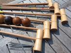Houten  criketspel, Ophalen, Gebruikt