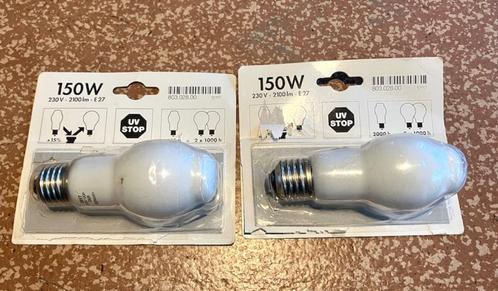 Set van 2 E27 150W Ikea-lampen, Huis en Inrichting, Lampen | Losse lampen, Nieuw, Gloeilamp, 60 watt of meer, E27 (groot), Ophalen of Verzenden