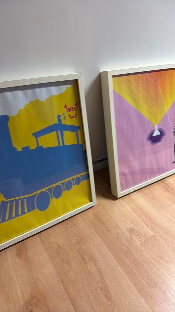 Ikea kaders Ribba met poster, Huis en Inrichting, Woonaccessoires | Lijsten, Gebruikt, 50 tot 75 cm, 50 tot 75 cm, Ophalen