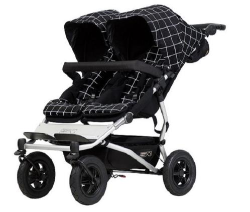 Mountain buggy duet - inclusief wiegjes en carrycots, Kinderen en Baby's, Tweelingen en Meerlingen, Gebruikt, Kinderwagen of Buggy