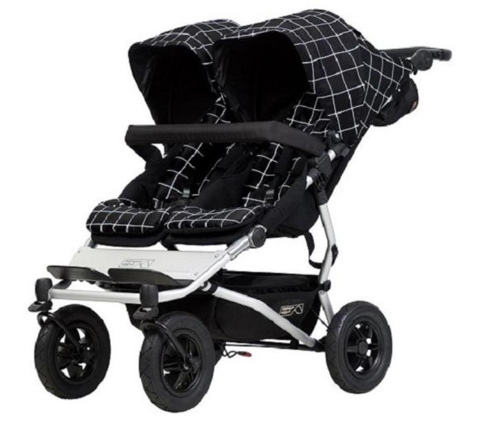 Mountain buggy duet - inclusief wiegjes en carrycots, Kinderen en Baby's, Tweelingen en Meerlingen, Gebruikt, Kinderwagen of Buggy