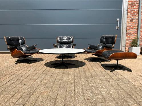 Vintage Eames lounge chair group set Contura/Fehlbaum, Huis en Inrichting, Zetels | Voetbanken en poefs, Ophalen of Verzenden