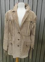Mooi echt leren jack maat 38/40, Ophalen of Verzenden, Zo goed als nieuw, Maat 38/40 (M), Beige
