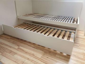 Ikea flaxa bed + logeerbed + lattenbodem beschikbaar voor biedingen