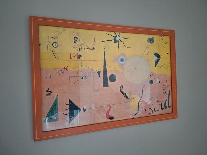 Canvas "Catalaans Landschap" van Joan Miró, Antiek en Kunst, Kunst | Schilderijen | Abstract, Ophalen