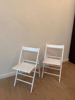 Klapstoel wit te huur, Ophalen, Gebruikt