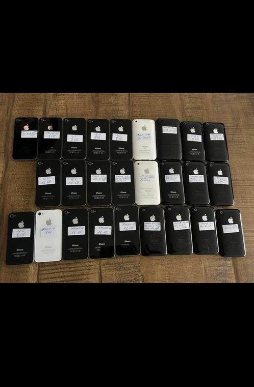 iphone 3g, 3gs, 4 et 4s noir et blanc collector, Télécoms, Téléphonie mobile | Apple iPhone
