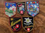 Vintage opnaailabels Zwitserland, Verzamelen, Ophalen of Verzenden