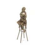bronzen beeld pikante dame, Verzamelen, Nieuw, Ophalen of Verzenden