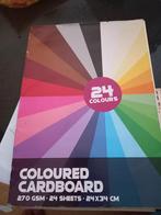 bloc papier feuille couleur a4  270gsm, Divers, Papeterie, Enlèvement, Comme neuf