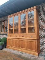 Teak buffetkast/vitrinekast GRATIS LEVERING, Huis en Inrichting, Kasten | Buffetkasten, Ophalen of Verzenden, Zo goed als nieuw